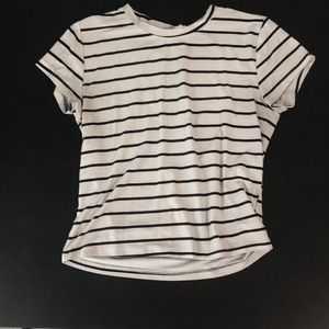 Black and white stripped Arden shirt